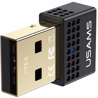 USAMS USB Bluetooth adapteris juodas ZB285SPQ01 (US-ZB285)