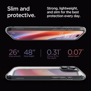 Spigen Ultra Hybrid dėklas telefonui iPhone 16 Pro Max - skaidrus