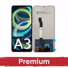 LCD ekranas suderinamas su Xiaomi Redmi A3 juodas OEM