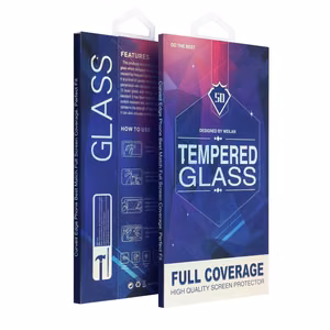5D pilno klijavimo grūdintas apsauginis stiklas – Xiaomi Redmi Note 14 Pro 5G juodas