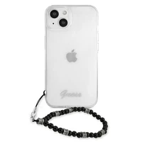Guess GUHCP13MKPSBK iPhone 13 6.1" Permatomas kietas dėklas Juodas Perlas