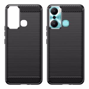 Karbono dėklas telefonui Infinix Hot 20 Play (m) - juodas
