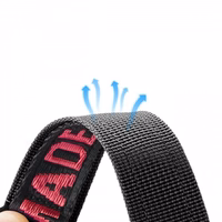 Apyrankė Dux Ducis "Outdoor" skirta Apple Watch 42mm/44mm/45mm juoda / raudona