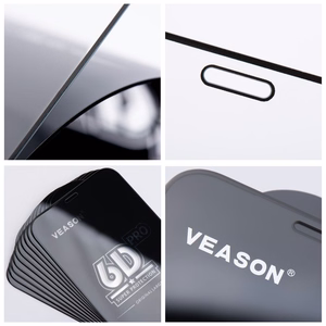 6D Pro Veason grūdintas stiklas (rinkinys 10in1), skirtas Samsung Galaxy A37 5G, juodas