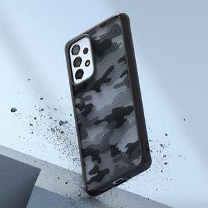 Ringke Fusion Matte TPU dėklas su rėmeliu Samsung Galaxy A73 juodas