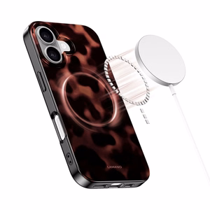 Tech-Protect Lamano Magnetinis dėklas telefonui iPhone 16 - juodas ir raudonas