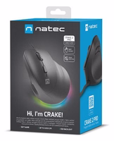 NATEC Crake 2 Pro kompiuterio pelė Universalus Dešinės rankos USB A tipo Optinis 12800 DPI