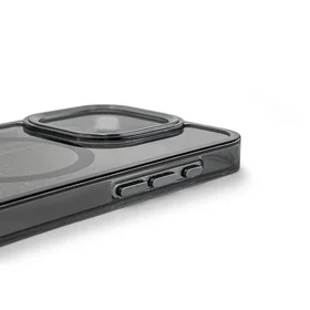 Blizgus dėklas MagSafe suderinamas iPhone 17 Pro - juodas