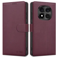 "Tech-Protect" piniginės dėklas, skirtas "Xiaomi Redmi Note 15 Pro 5G" - Burgundy