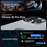 Spigen Ultra Hybrid Dėklas iPhone 16 Pro Max - Skaidrus