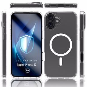 3mk Armor MagCase dėklas telefonui iPhone 17 - permatomas
