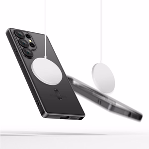 Tech-Protect MagFlex dėklas telefonui Samsung Galaxy S25 Ultra - skaidrus juodas