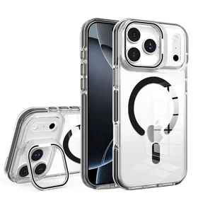 Dėklas LENS MAG COVER suderinamas su MagSafe telefonui IPHONE 11 juodas