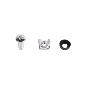 Lanberg 19" Mounting screws set (basket, washer, screw), 10 pcs AK-1304-S
