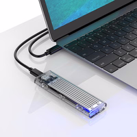 Orico TCM2-C3 M.2 NVME į USB-C 10Gb/s diskų įrenginys - pilkas