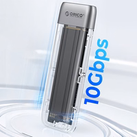 Orico TXM2-C3 M.2 NVME USB-C 3.2 10Gb/s diskų įrenginys - pilkas