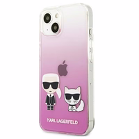 KARL LAGERFELD KLHCP13SCKTRP IPHONE 13 MINI 5.4 "dėklas rožinis/rožinis KARL & CHUPETTE