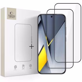 Tech-Protect Glass Fit+ 2 vnt., skirtas Xiaomi Poco F8 Pro - juodas