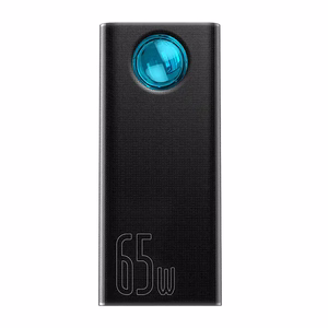Išorinė baterija Power Bank Baseus Amblight 65W 30000mAh juoda PPLG000101