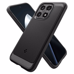 Spigen Rugged Armor deklas, skirtas Xiaomi 15T - Juodas