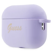 Guess GUAP2LSCHSU AirPods Pro 2 dėklas violetinis/violetinis Silikoninis Žavesio Širdies Kolekcija