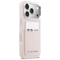 KARL LAGERFELD case for IPHONE 17 Pro KLHCP17L6PCSPKCP (PU W/ K&C Print & Pocket) pink