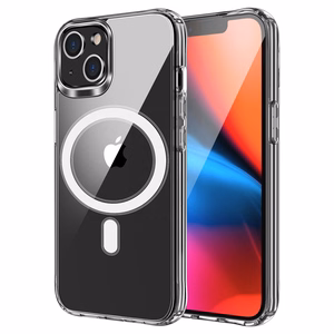 Magnetinis skaidrus dėklas telefonui CLEAR MAG COVER (MID) suderinamas su MagSafe, skirtas IPHONE 15 Pro