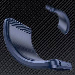 Carbon dėklas telefonui iPhone 16 Plus - mėlynas