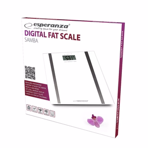 Esperanza EBS018W Samba Rectangle White Electronic personal scale