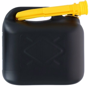 Dunlop fuel can with funnel, 5 L, black
