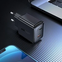 Įkroviklis Acefast A21 30W GaN USB-C juodas