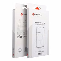 Dėklas skirtas iPhone 15 PRO MAX Forcell F-Protect Clear Hybrid Premium suderinamas su Magsafe skaidrus