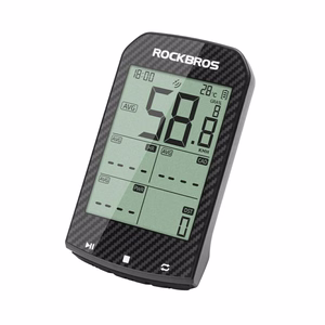 Rockbros M1Pro Bluetooth GPS dviračio kompiuteris, IPX6 – juodas