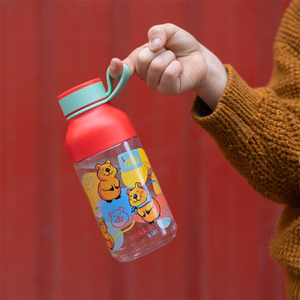 Бутылка для воды Quokka Ice Kids with Strap из Ecozen, 430 мл, Happy Quokka