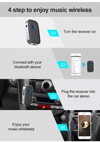 AUX Bluetooth laisvų rankų imtuvas Reach BR-1 juodas