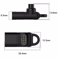 Adapteris USB-C Beline laikrodžių įkrovimui Garmin juodas