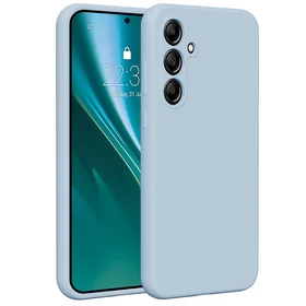 Etteri silikoninis dėklas telefonui Samsung Galaxy A35 5G šviesiai mėlynas