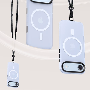 Benks Magnetic Lucid Armor dėklas (C068) iPhone 17 Air mėlynas (Camera Control mygtukas)