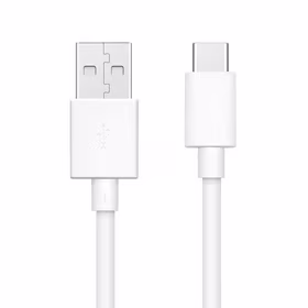 OPPO originalus kabelis USB A į Type C 3A DL143 1 m baltas bulk