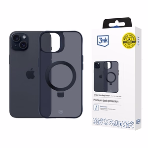 3mk Smoke dėklas telefonui Mag&Stand Apple iPhone 15 plus - juodas