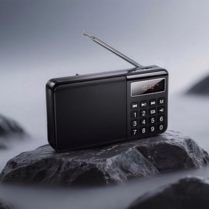 Nešiojamasis radijas Hoco HI50, juodas