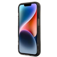 Karl Lagerfeld KLHCP14LHNIKTCK iPhone 14 Pro 6.1" juodas/juodas kietas dėklas Ikonik Karl Lagerfeld