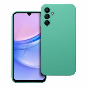 Dėklas telefonui silikoninis 2mm SAMSUNG A15 5G / A15 4G mėtinai žalias