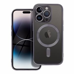ELECTRO MAG COVER magnetinis dėklas telefonui, suderinamas su MagSafe, skirtas IPHONE 14 Pro, juodas