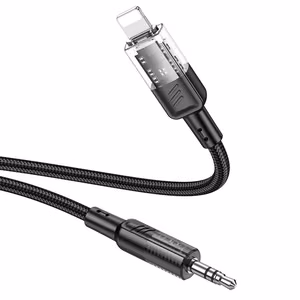 AUX laidas Jack 3,5 mm į Lightning Hoco 1,2 m UPA27 juodas