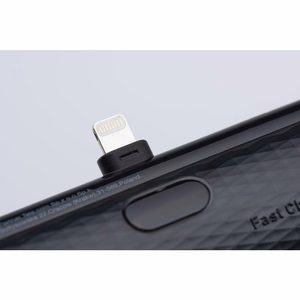 Išorinė baterija Forcell F-Energy Power Plug F5K3 PD 20W 5000 mAh su įmontuotu jungtimi Lightning juoda