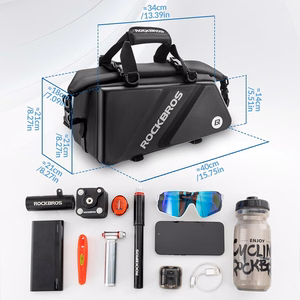 Rockbros 30140090001 dviračio bagažinės krepšys 11.6 l - juoda