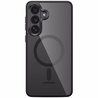 Tech-Protect Magmat MagSafe Dėklas for Samsung Galaxy S26+ - skaidrus juodas