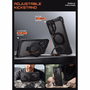 "Supcase UB Grip Mag MagSafe" dėklas "Samsung Galaxy S26 Ultra" - juodas