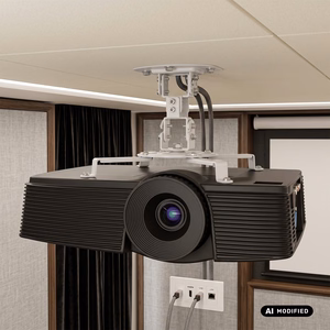 „Maclean“ projektoriaus lubinis laikiklis / pakaba, 54–320 mm, iki 13,5 kg, pasukamas 360 laipsnių kampu MC-200 W